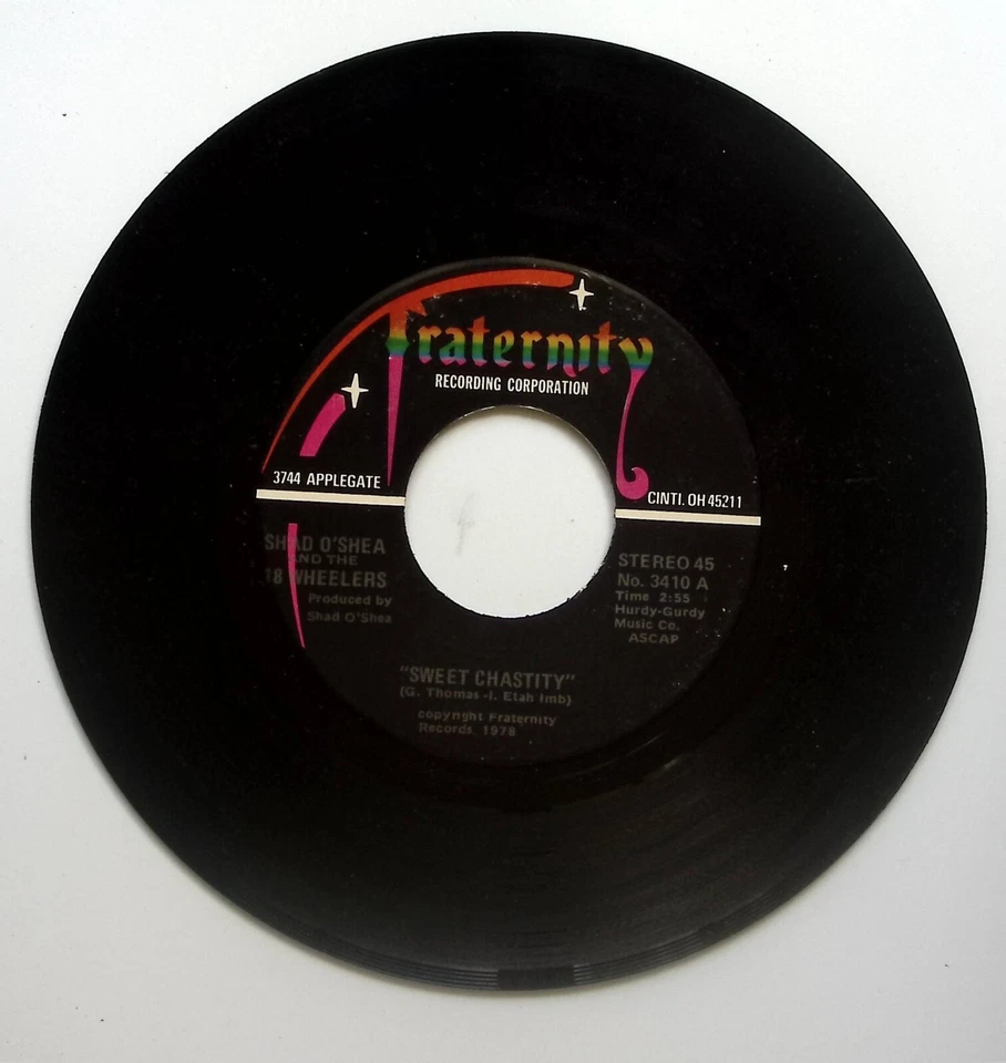 SHAD O'SHEA & THE 18 WHEELERS BIG MAC & TINY TIM/SWEET CHASTITY VINYL 45 65-77 - Image 2 of 3