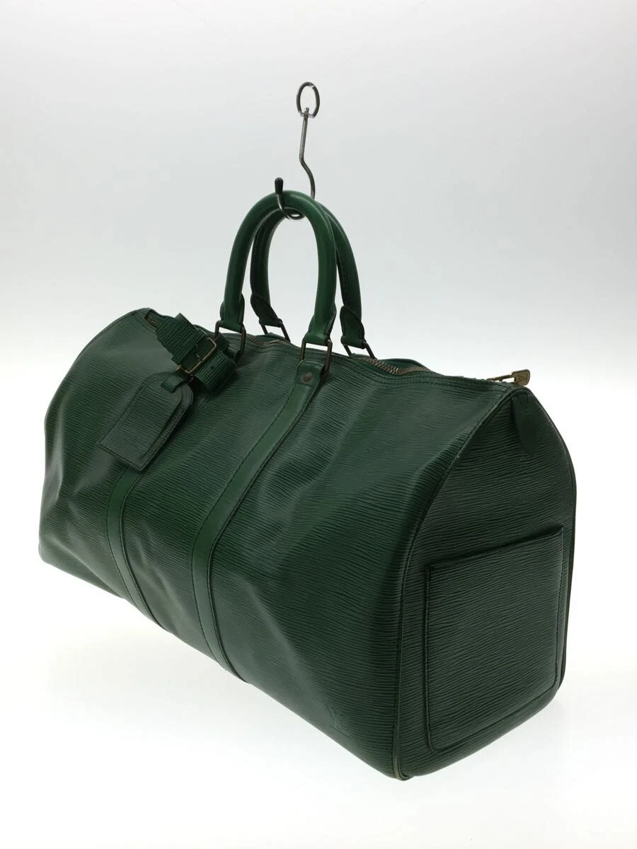 LOUIS VUITTON Green Duffle Bag