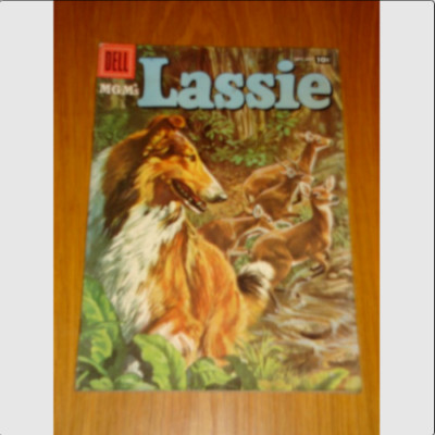 LASSIE #36 VG (4.0) MGM'S 1957 DELL PUBLISHING COMIC A