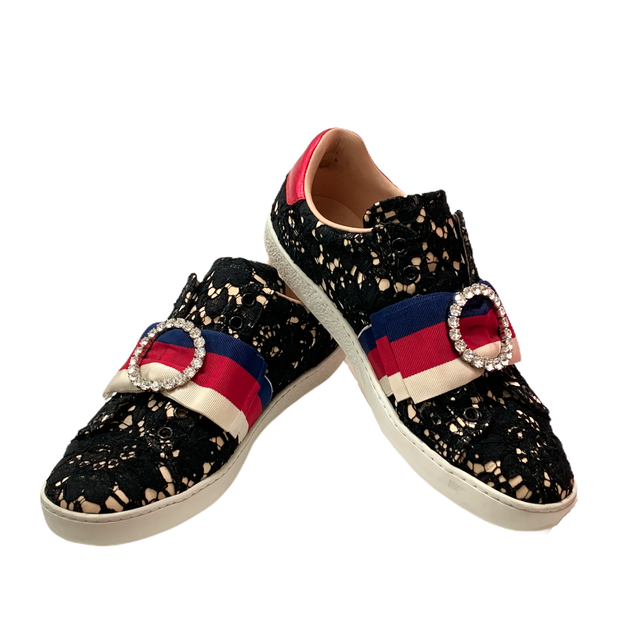 gucci ace kingsnake print sneaker
