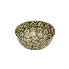 Kazan Japanese Satsuma Hand Painted Enameled Porcelain Small Bowl Showa period