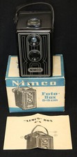 Carl Braun Nimco pudełko na zdjęcia 6x6cm oryginalne opakowanie instrukcja pełny zestaw vintage prawie idealny