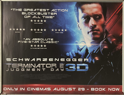 Cinema Poster: TERMINATOR JUDGEMENT DAY 1991 (2017 3D