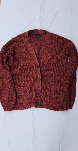 American Eagle Off White Cream Cardigan In a size