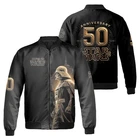 Retro Darth Vader 50th Anniversary Star Wars Galaxy's Edge Bomber Jacket