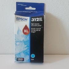 NEW Epson 312XL Cyan T312XL220-S High Capacity Ink Cartridge Genuine OEM Printer