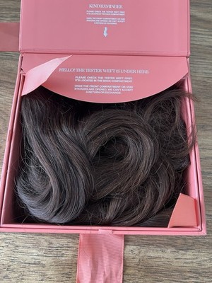 Milk + Blush Medium Brown Clip-In Wavy Hair Extensions for Women