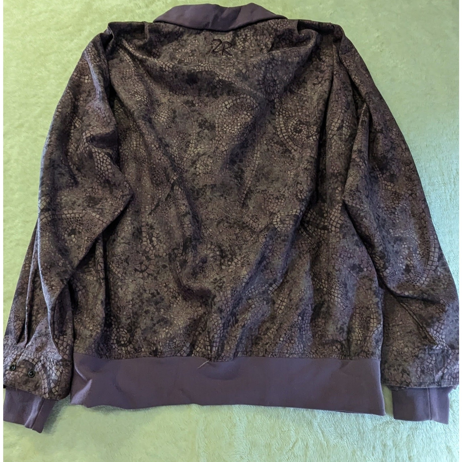 ZERO RESTRICTIONS Jacket Medium Quarter Button Go… - image 2