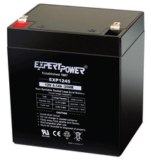 ExpertPower EXP1245-12V 4.5Ah Rechargeable SLA Battery-Security Systems & More
