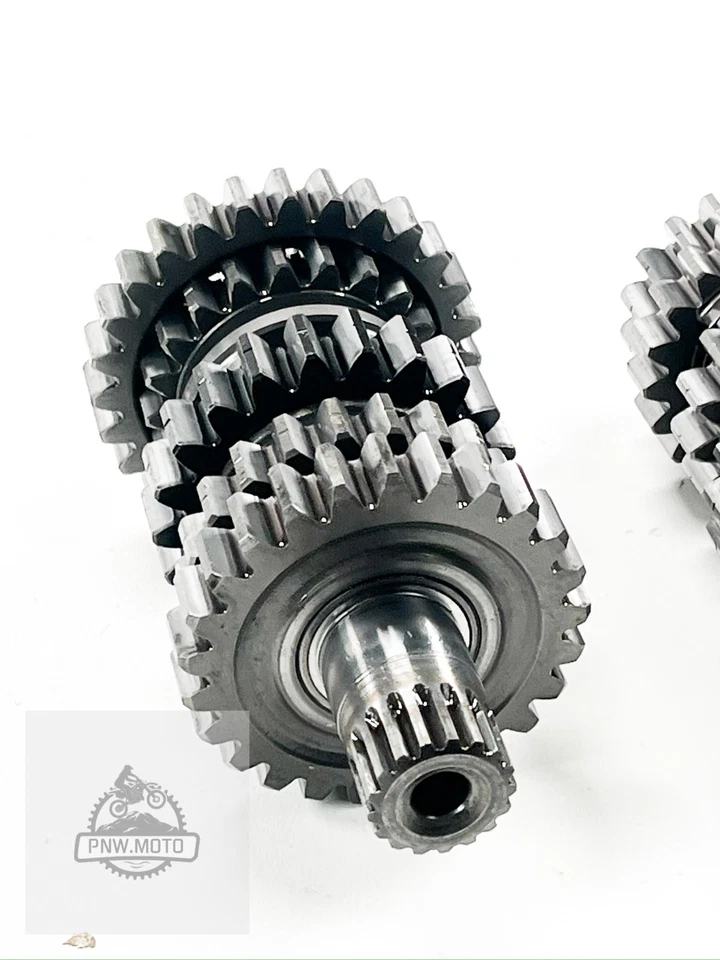 Honda CRF 450R CRF450R 2002-2005 OEM TRANSMISIÓN ENGRANAJES EJE DE TRANSMISIÓN Foto 4 de 4