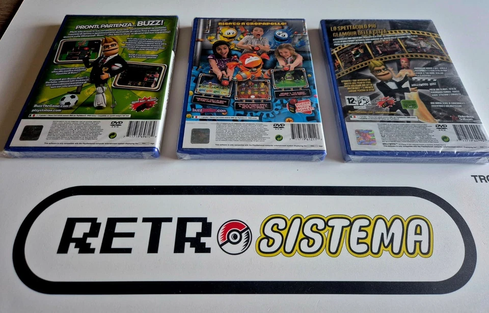 Playstation 2 PS2 lotto titoli vari quiz game Buzz! NUOVI SIGILLATI in italiano - Immagine 3 di 3
