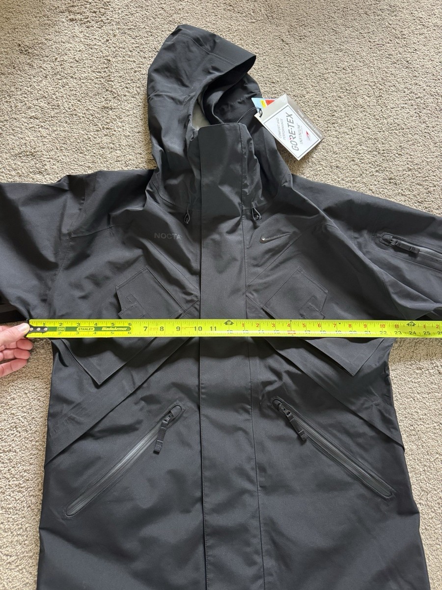 Nike x Drake NOCTA Tech Jacket Black Gore Tex Size M or XL (DA3987