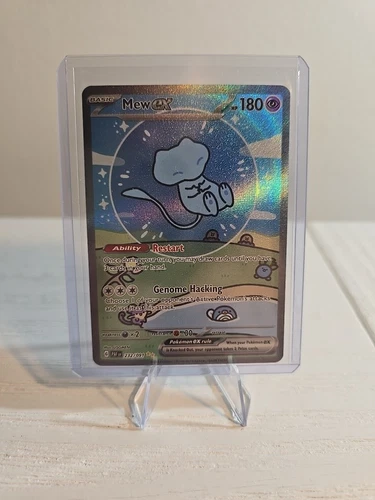 Mew ex 232/091 Sv: Paldean Fates Holo Slight Damage