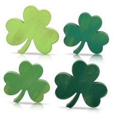 Shamrock St Patricks Day Decorations, Wooden St. Patrick's Day Tiered Retro