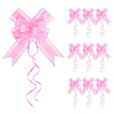10 PCS Large Pull Bows Wrapping Ribbon Gift Present Wedding Basket Decor