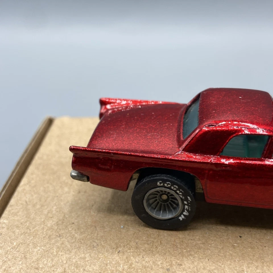 1977 Vintage Hot Wheels Real Riders '57 T-Bird Real Rubber Tires 1:64 F2 - Image 2 of 4