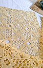 Brand new Vintage Handmade Crochet Lace Tablecloth Ecru/cream — photo 4