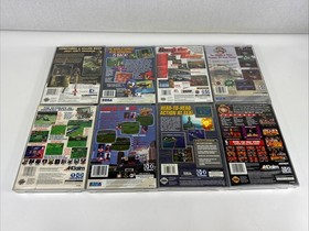 16x Sega Saturn Video Game Lot CIB Scud Virtua Cop Bug Too Tomb Raider NBA Myst 