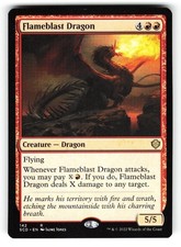 Flameblast Dragon #142 (NM) (Non-Foil) (R) (SDC) Magic MTG