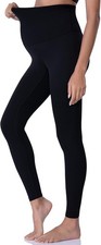 POSHDIVAH Women's Maternity Leggings Size L Over The Belly Pregnancy Yoga Pants