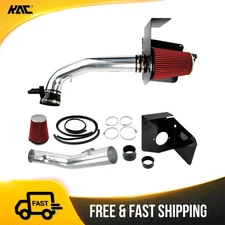 Cold Air Intake Kit+Red Filter w/ Heat Shield 3.5" For 10-13 Chevy Tahoe 5.3L