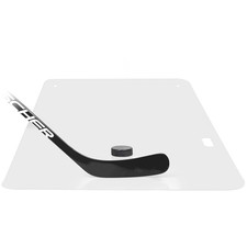 Shooting Pad for Puck Rebounder 30 x 60   Synthetic Ice Mat with Passer