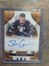 Stu Grimson 2024 Upper Deck Engrained Icons #CA-UR Auto