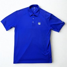 Nike Dri  FIT Golf Polo Shirt Men  s XL Blue Athletic Short Sleeve Comfort Crest