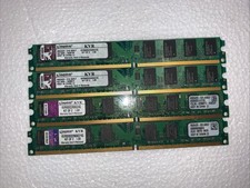 🔥 Kingston 8GB (4x2GB) DDR2 800MHz PC2-6400 240P Desktop RAM low profile