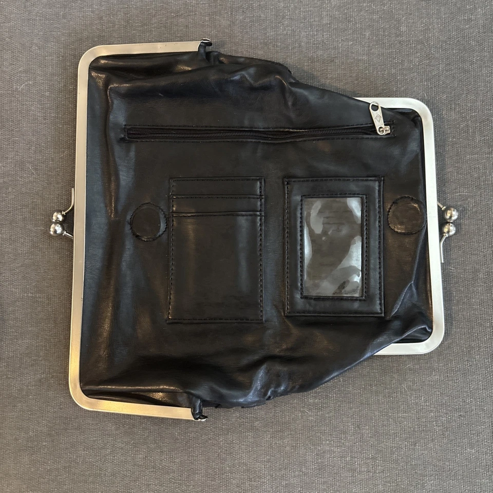 Cartera clutch vintage Volcom negra Foto 3 de 4