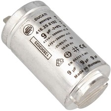 Condensatore 9 µF  Ducati spunto motore asciugatrice ELECTROLUX  1125431005