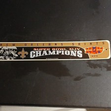 Tag Express New Orleans Saints Super Bowl XLIV Champions Sign Plaque Gold/Black