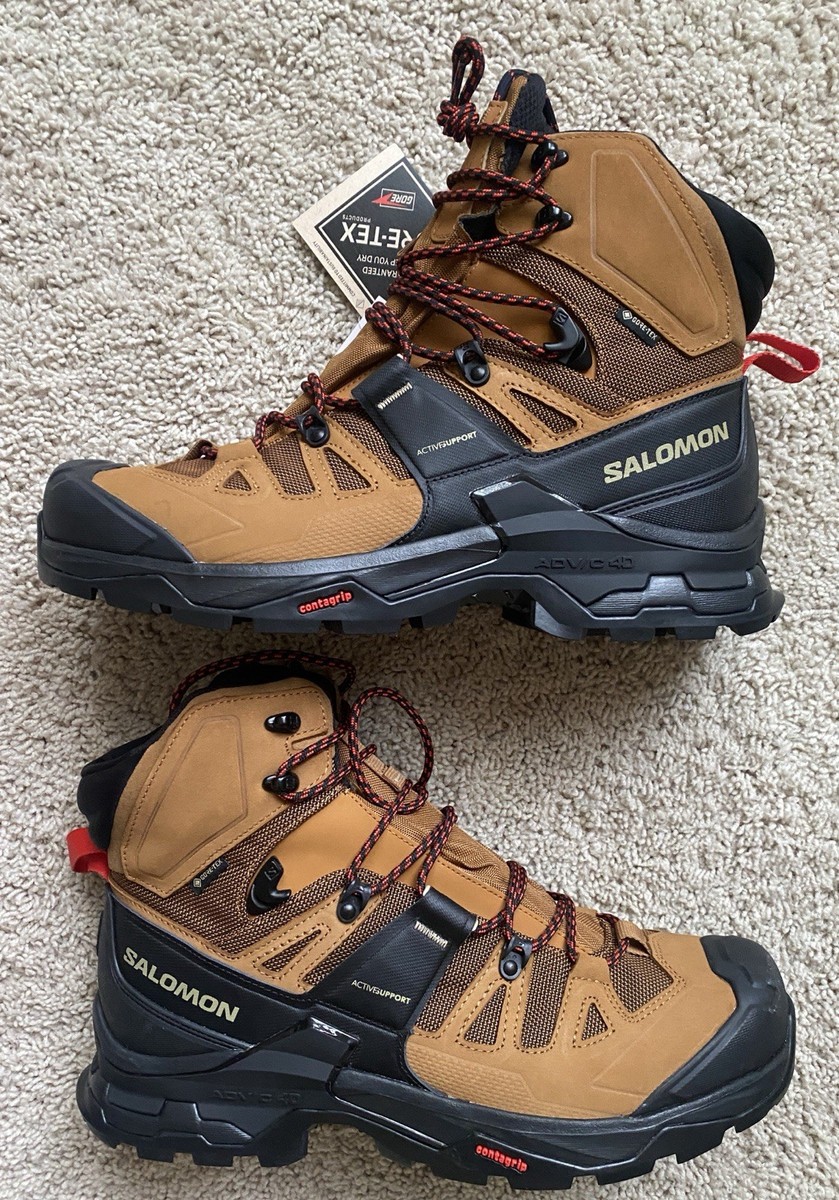 Salomon Quest 4 GTX Gore-Tex WP Hiking Boots Brown/Black (10