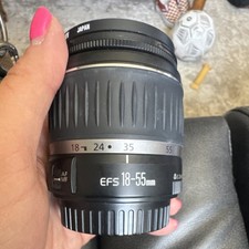 Canon EF-S 18-55mm II Zoom Lens Auto  Manual Focus 58mm