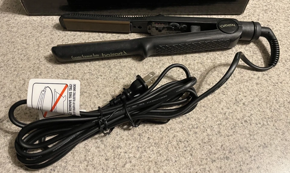 HAIRART H1800 Slim 3/4" Cerámica Plana o Rizador, 5 Temperaturas hasta 450'F Foto 2 de 4