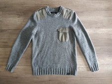 Carhartt x A.P.C.  Men's 100% Wool Sweater/Pullover, s.MEDIUM "Commando Sweater"