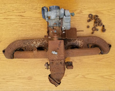 Intake Exhaust Manifold Carb Pontiac Chevrolet 41 42 46 48 1948 1947 1942 1941 Intake Exhaust Manifold Carb Pontiac Chevrolet 41 42 46 48 1948 1947 1942 1941
