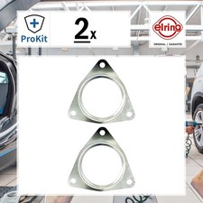 2x ORIGINAL® Elring Dichtung, Abgasrohr für VW PHAETON Bentley CONTINENTAL