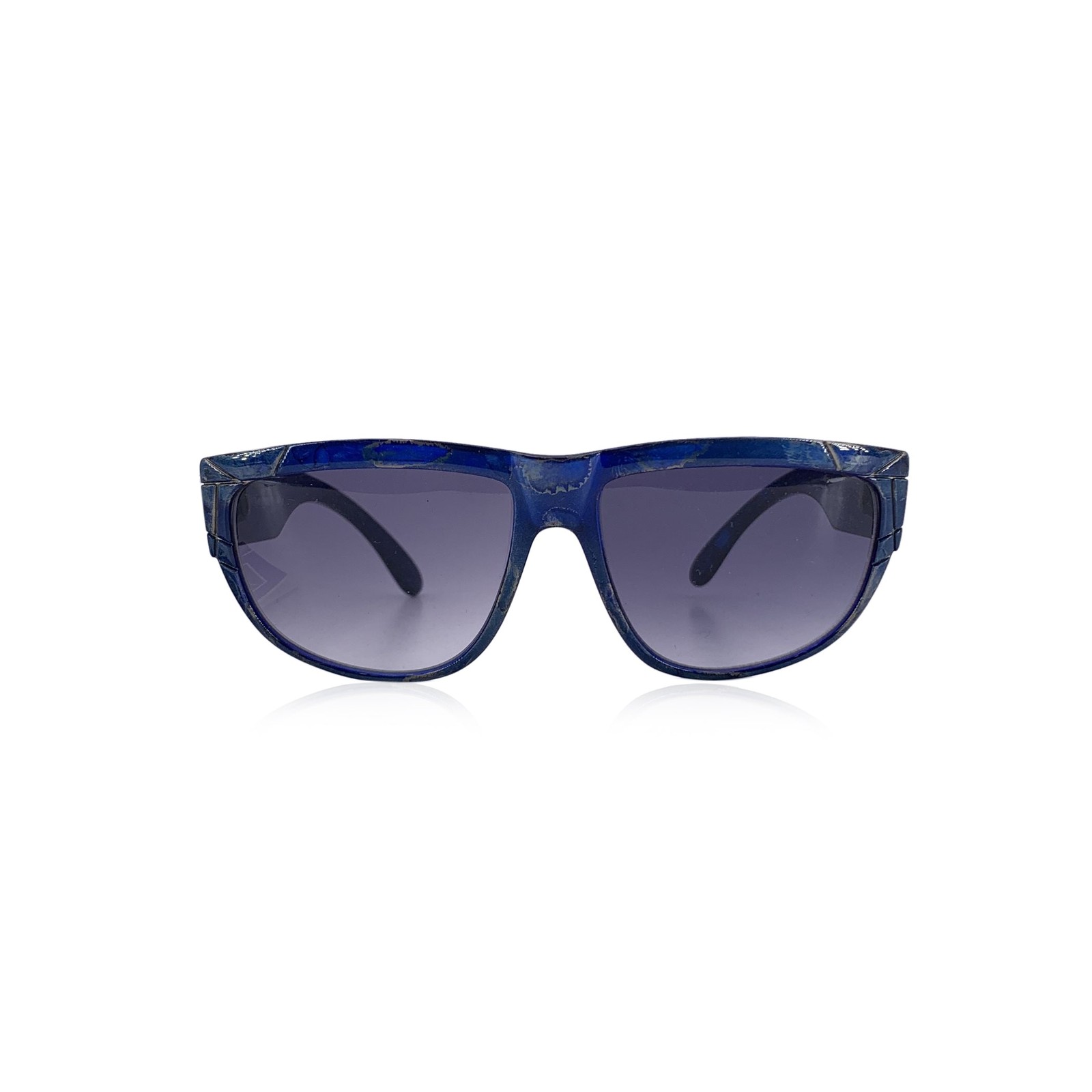 Occhiali da sole vintage blu Marrakech di Yves Saint Laurent 58 12 140 mm