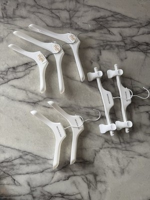 Monnalisa & Alivero Martini Designer Kinder Kleiderbügel Set weiß Kunststoff x7