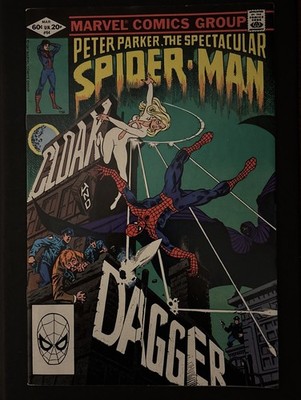 Marvel Comics Spectacular Spider-Man #64 Bronze Age 1st App Cloak And Dagger