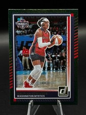 2025 Donruss WNBA #16 - Aaliyah Edwards (Green Shimmer) - Mystics