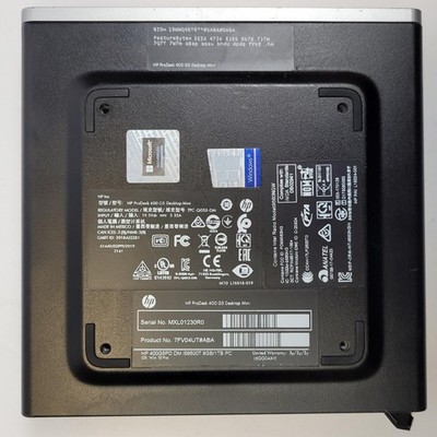 9世代　 HP ProDesk 400 G5　 i5-9500T HP ProDesk 400 G5 Mini PC i5 9500T CPU 8GB RAM 256GB SSD WIFI
