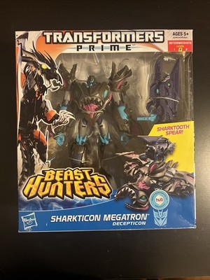 Transformers Sharkticon Megatron Action Figure Prime Beast Hunters Voyager 2012
