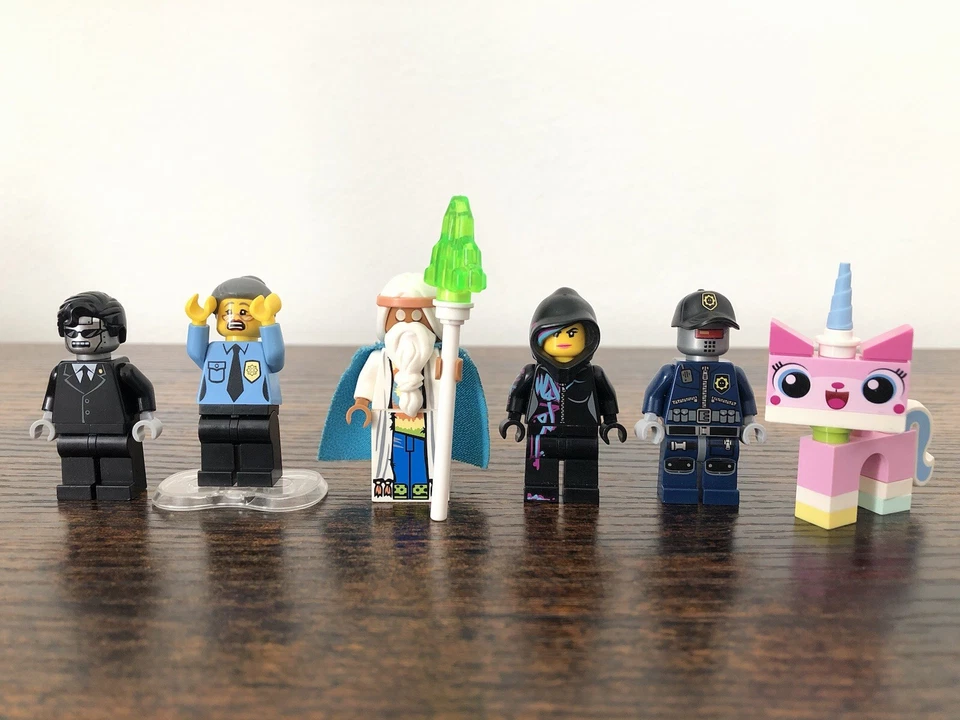 Lote de minifiguras de la película Lego/piezas y piezas. Unikitty, vitruvio, Wildstyle, Foto 2 de 4