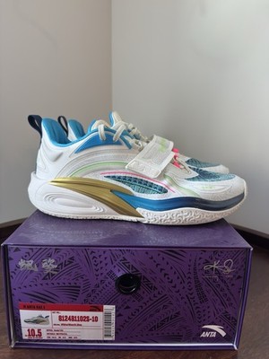 Anta Kai 1  Playoffs White  Men s Court Performance Basketball Sneaker