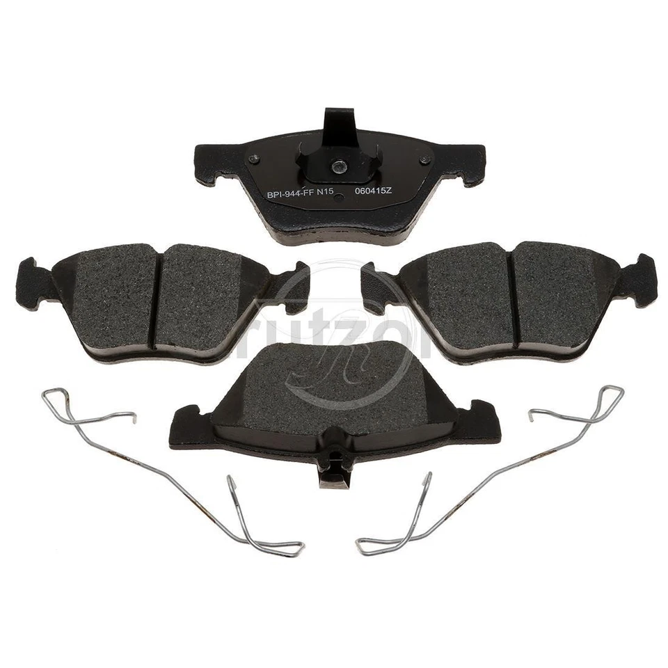 Conjunto de 2 pastilhas de freio a disco dianteiras traseiras compatíveis com 2000 2001 2002 2003 Mercedes-Benz CLK320 - Imagem 2 de 4