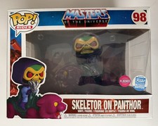 Funko pop #98 Skeletor on Panthor Flocked Rides Masters of the Universe Skeletor