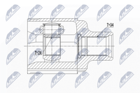 NTY Gelenksatz, Antriebswelle NPW-PL-062 FüR Chevrolet Opel
