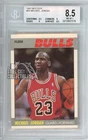 Michael Jordan 1987-88 Fleer Basketball Card #59 BGS 8.5